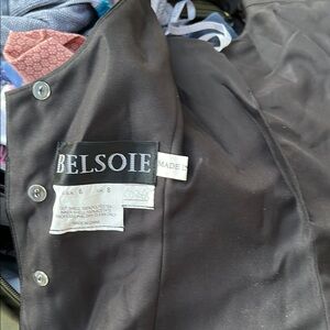 Belsoie Black Jacket and maxi skirt